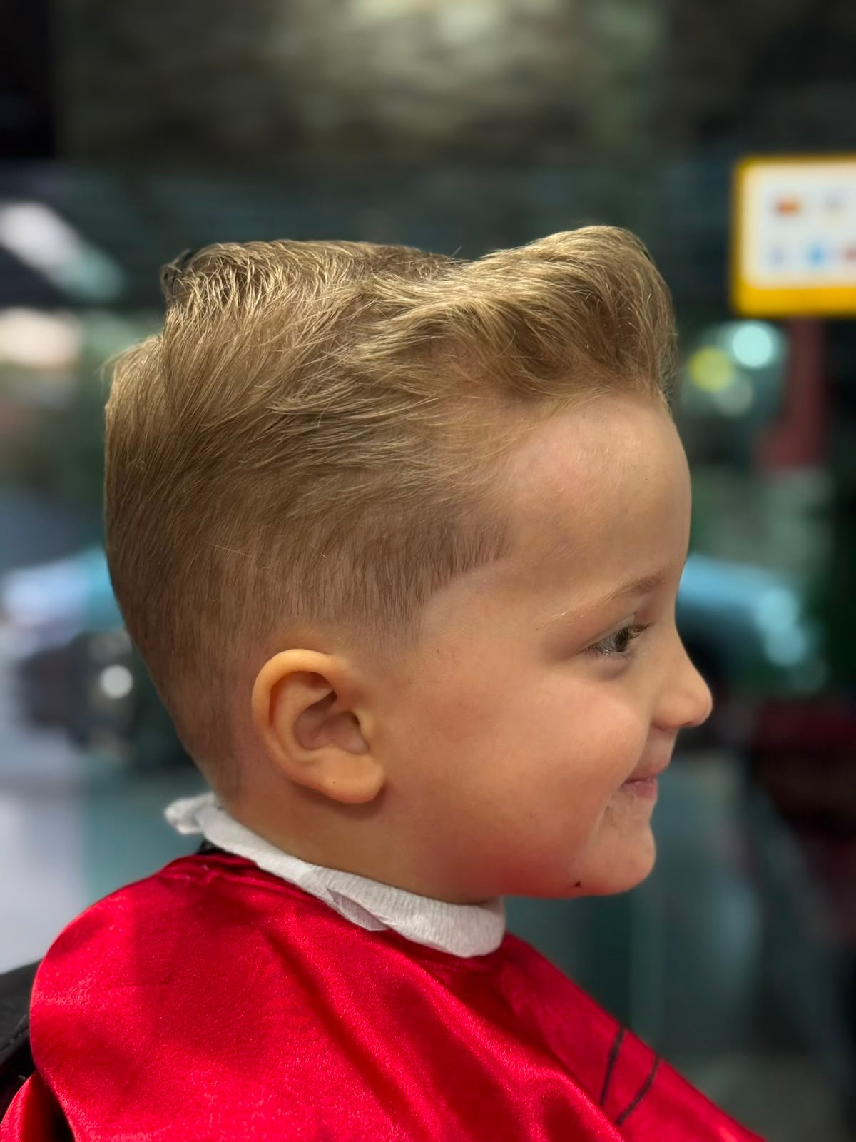 Corte masculino realizado na Barbearia do Ton