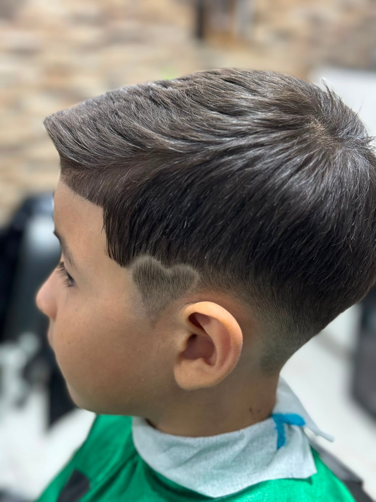 Corte masculino realizado na Barbearia do Ton