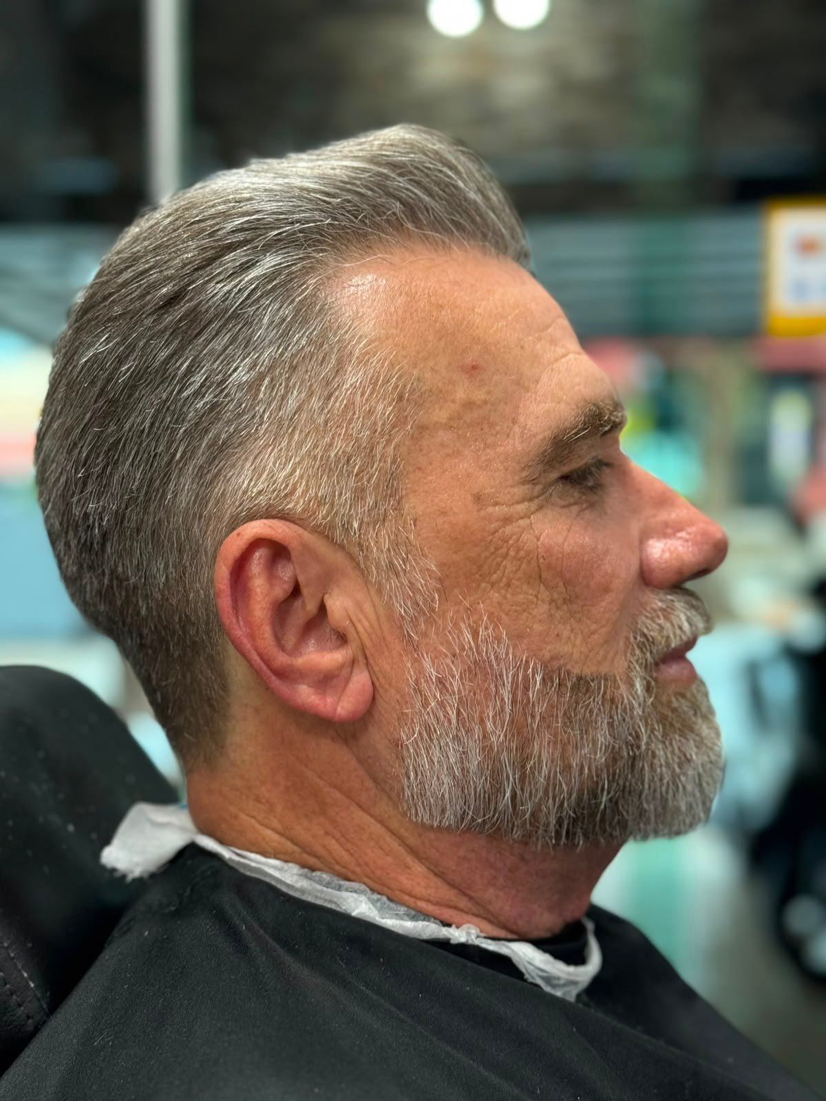 Corte masculino realizado na Barbearia do Ton
