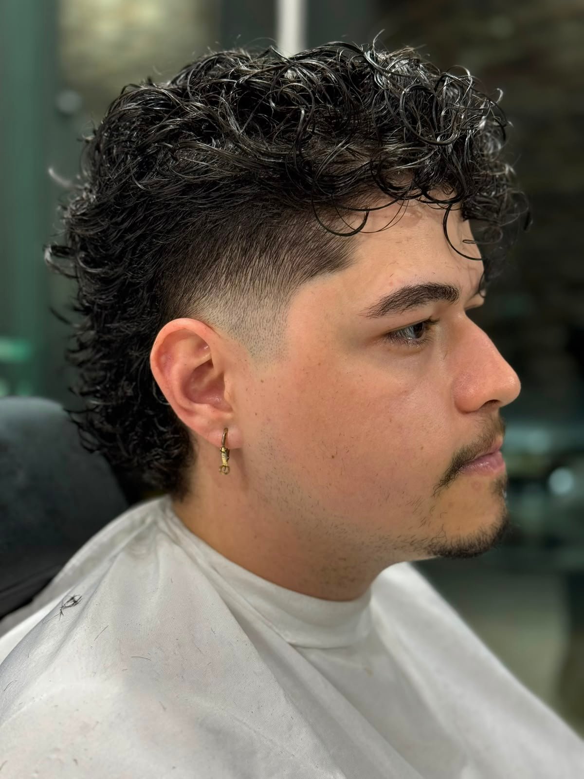 Corte masculino realizado na Barbearia do Ton