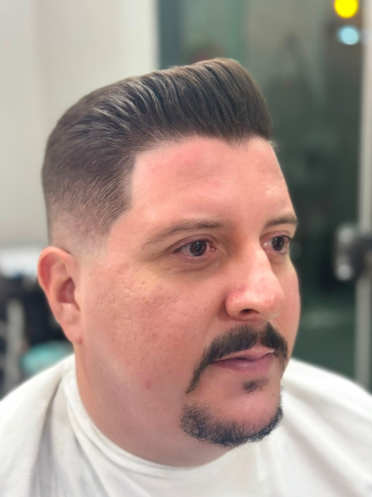 Corte masculino realizado na Barbearia do Ton