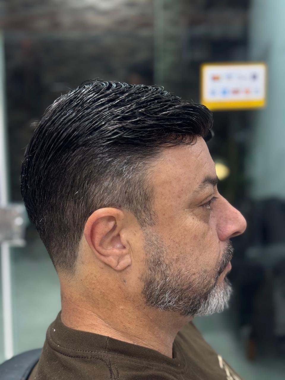 Depois da aplicação da prótese capilar